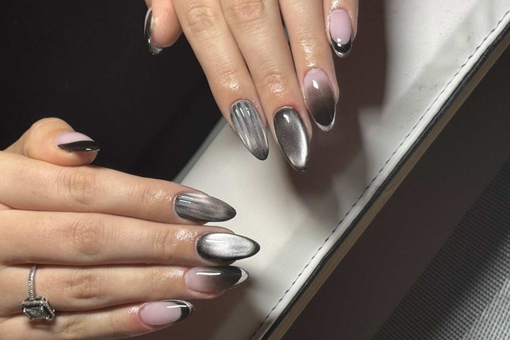 pose de capsules américaines, réalisée par LM Beauty, spécialiste de la pose d'ongles à valenciennes