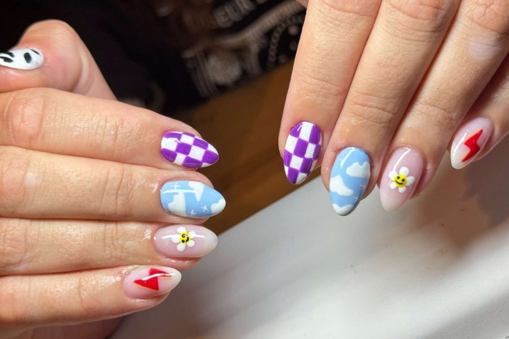 gainage sur ongles, réalisé par LM Beauty, spécialiste de la pose d'ongles à valenciennes