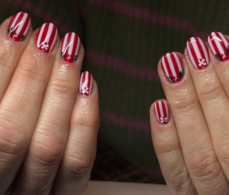 gainage sur ongles naturels réalisés par lm beauty, spécialiste des ongles à Velenciennes